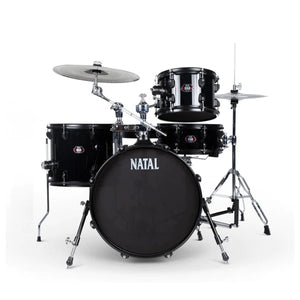Natal DNA Stealth K-DNB-F18-BKS Low Volume Practice Drum Kit