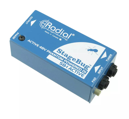 Radial SB-1 Acoustic - Active DI for Acoustic Bass/Guitar (w/Phantom Power)
