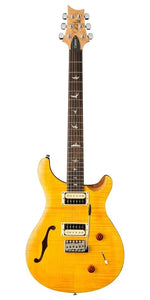 PRS Guitars SE Custom 22 Semi-Hollow Electric Guitar with Gigbag in Santana Yellow