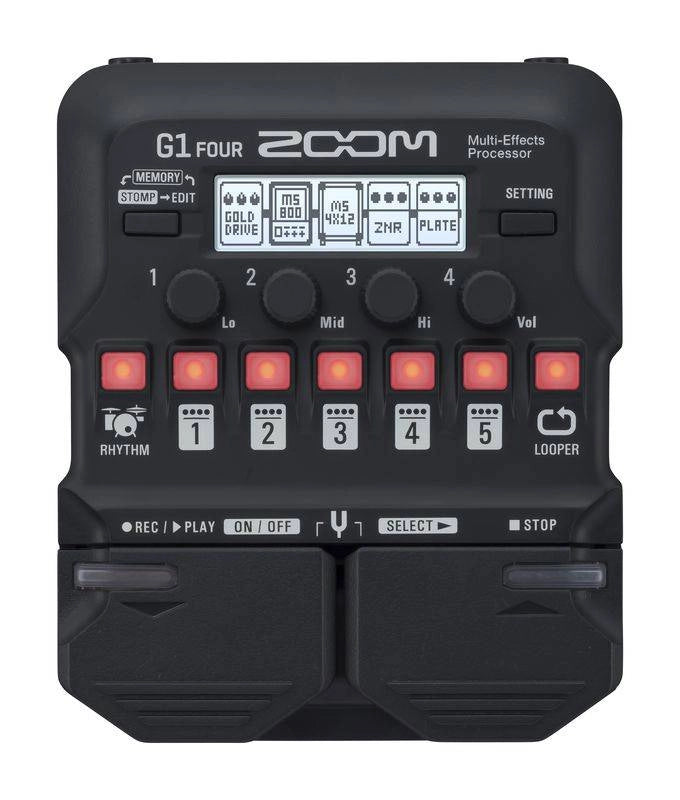 Zoom G1 FOUR Guitar Multi-Effects Processor