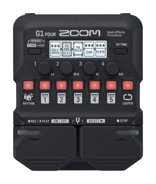 Zoom G1 FOUR Guitar Multi-Effects Processor