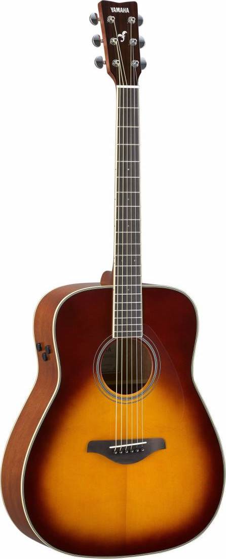 Yamaha FG TransAcoustic Guitar w/Solid Spruce Top - Brown Sunburst