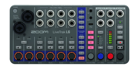 Zoom LiveTrak L6 10-Track Digital Mixer/Recorder