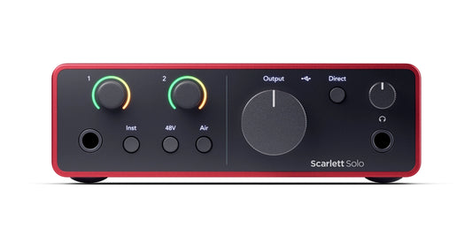 Focusrite Scarlett Solo 4th Gen Audio Interface