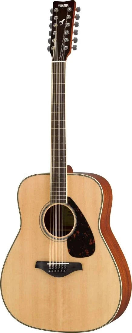 Yamaha fg820-12 12-String Spruce/Mahogany Acoustic Guitar - Natural