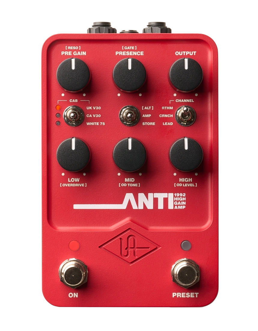 Universal Audio ANTI 1992 High Gain Amp Pedal