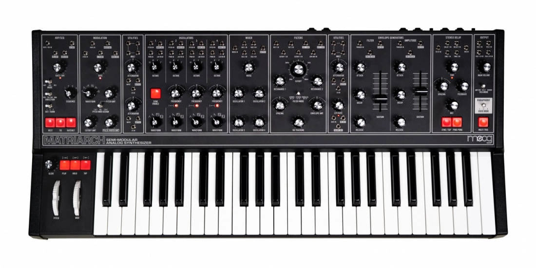 Moog Matriarch Dark 4-Note Paraphonic Analog Synthesizer – Maar's