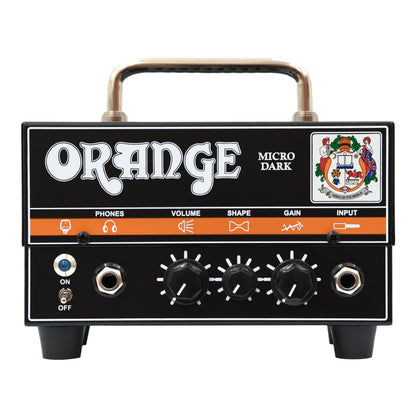 Orange Micro Dark 20W Valve-Preamp Mini Guitar Amp Head – front view