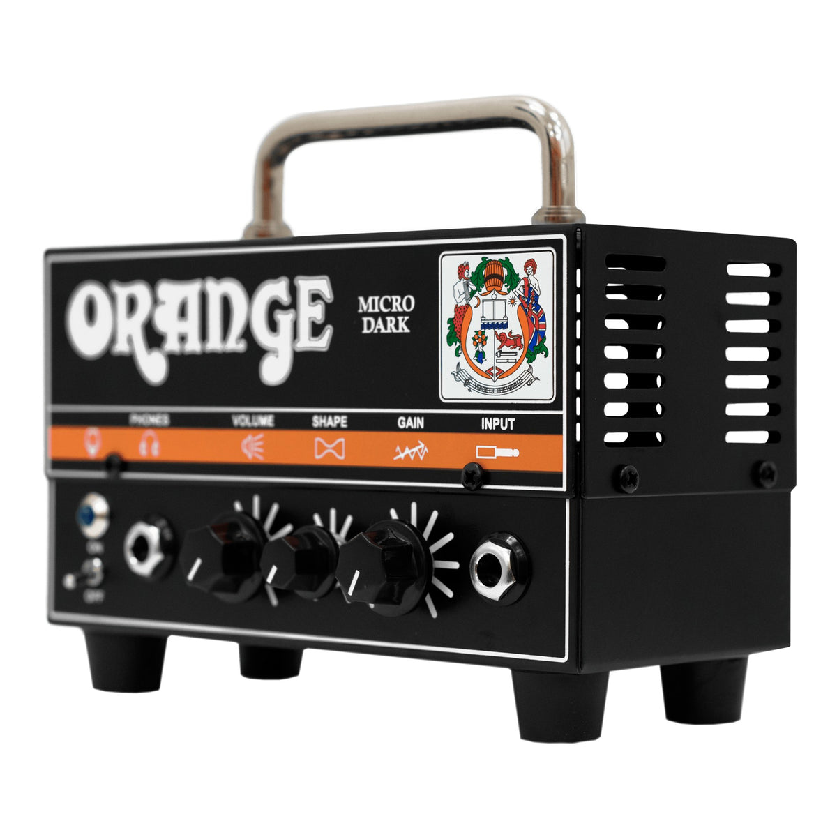 Orange Micro Dark 20W Valve-Preamp Mini Guitar Amp Head – alternate angle