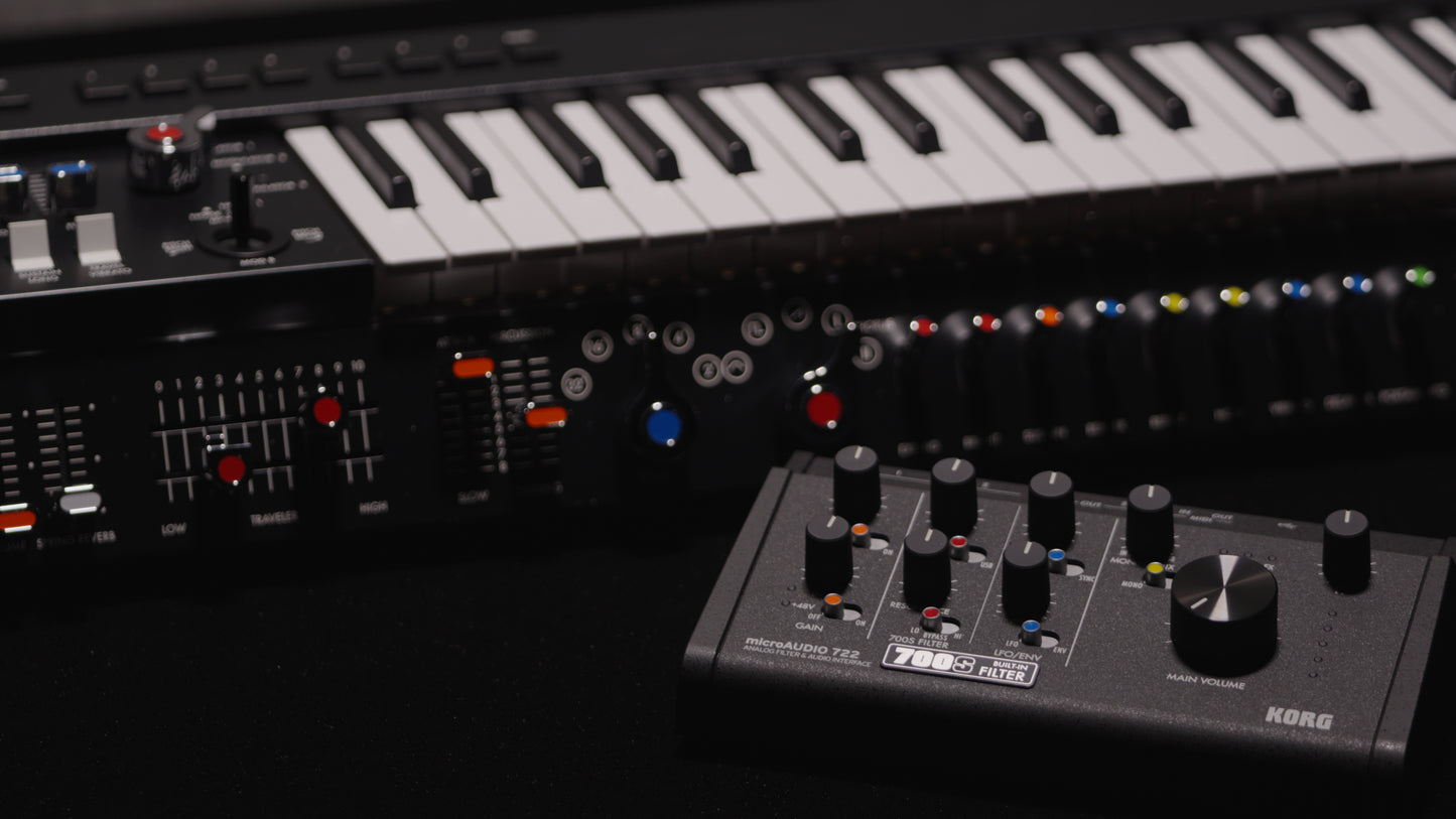 KORG microAUDIO 722 Audio Interface w/Analog Filter PRE ORDER