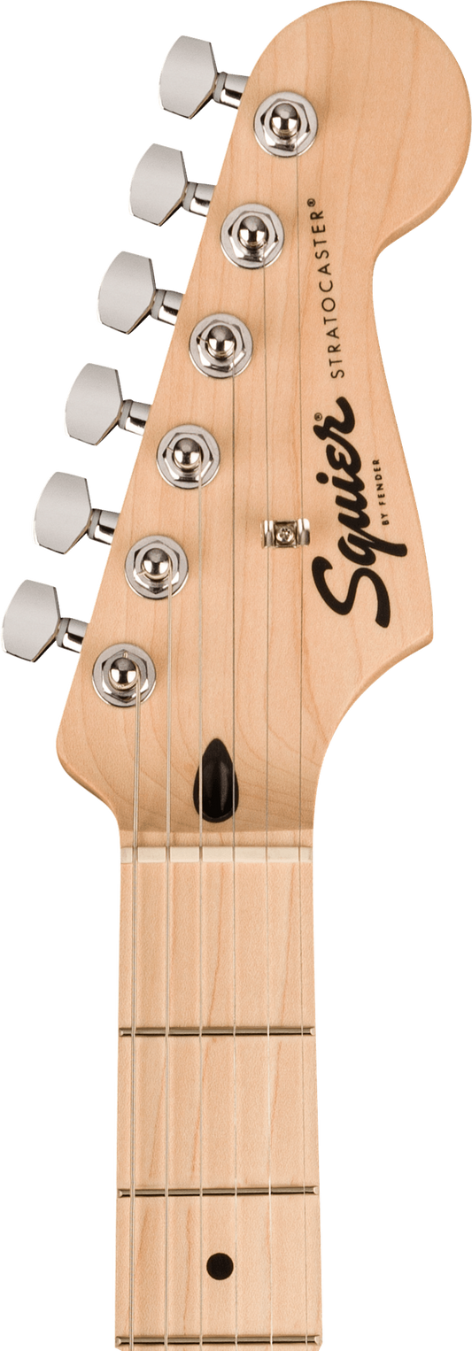 Squier Sonic Stratocaster HT H electric guitar in Flash Pink – view 2