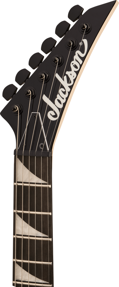 Jackson JS Series RR Minion JS1XM 2/3 Size Electric Guitar In Snow White With Black Pinstripes – view 2