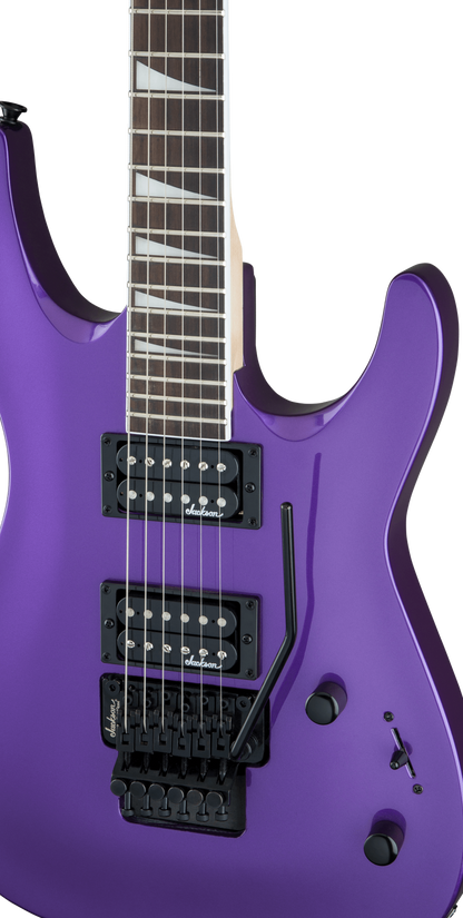 Jackson JS Series Dinky Arch Top JS32 DKA electric guitar in Pavo Purple – view 3