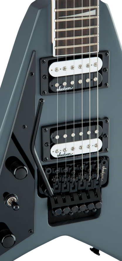 Jackson JS Series Rhoads JS32 LH Leftie with Floyd electric guitar in Satin Gray – view 4