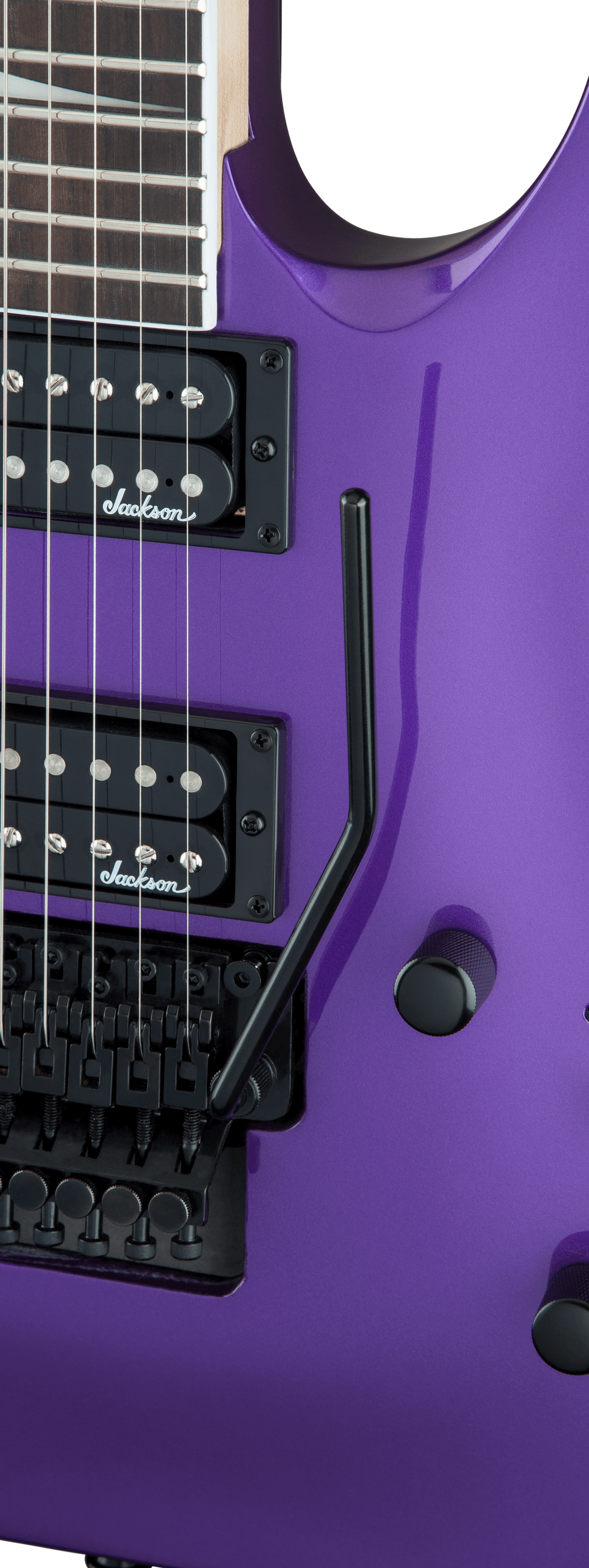 Jackson JS Series Dinky Arch Top JS32 DKA electric guitar in Pavo Purple – view 4