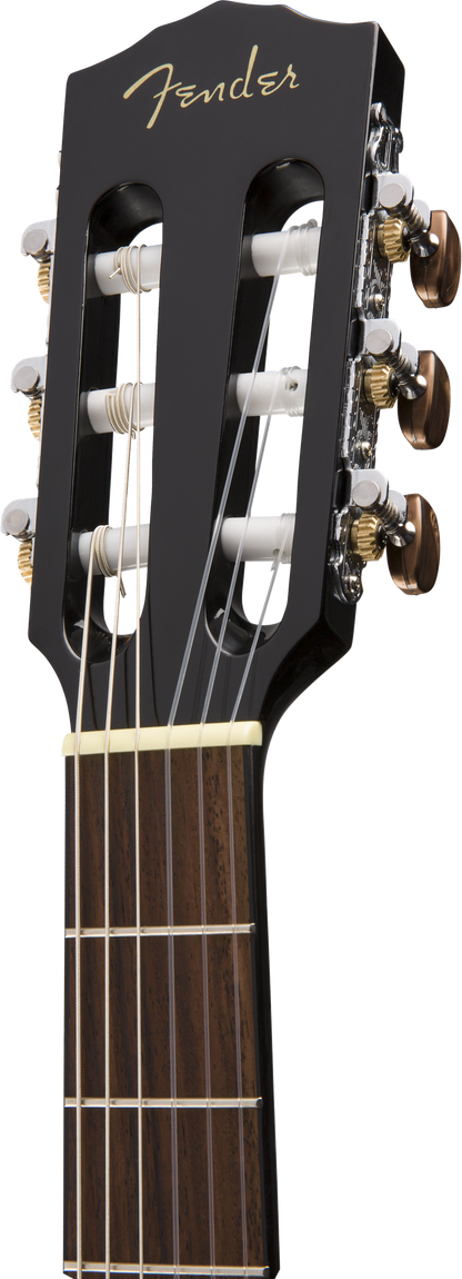 Fender CN-60S Classical Guitar With A Slim Neck in Black Finish – view 4