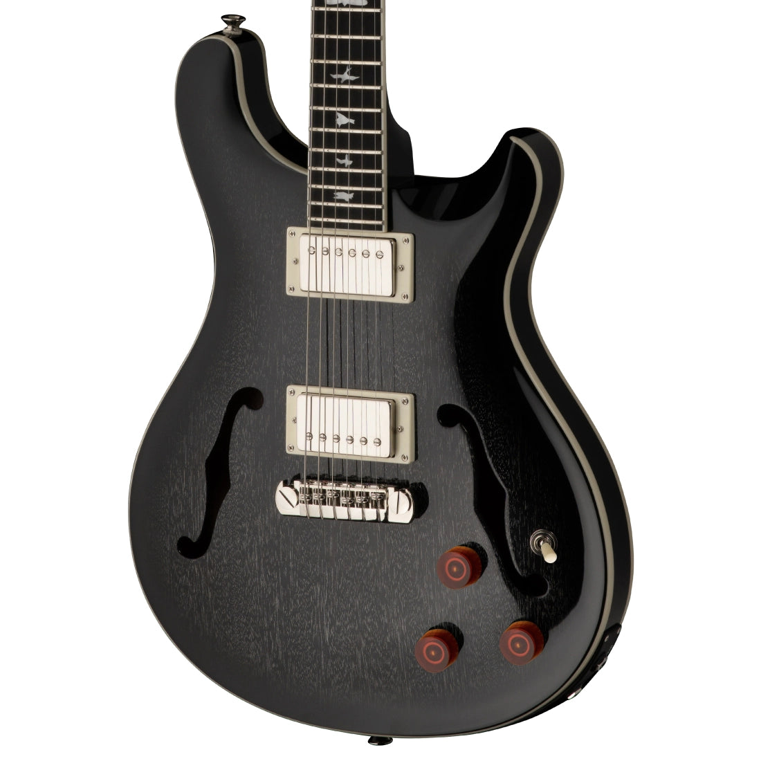 PRS SE Hollowbody Standard Piezo Electric Guitar in Dog Hair Smokeburst
