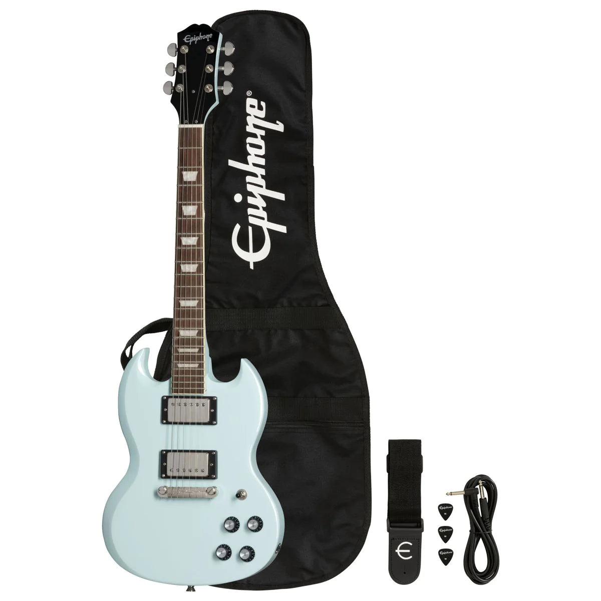 Epiphone Power Player SG Outfit - Ice Blue Youth Size