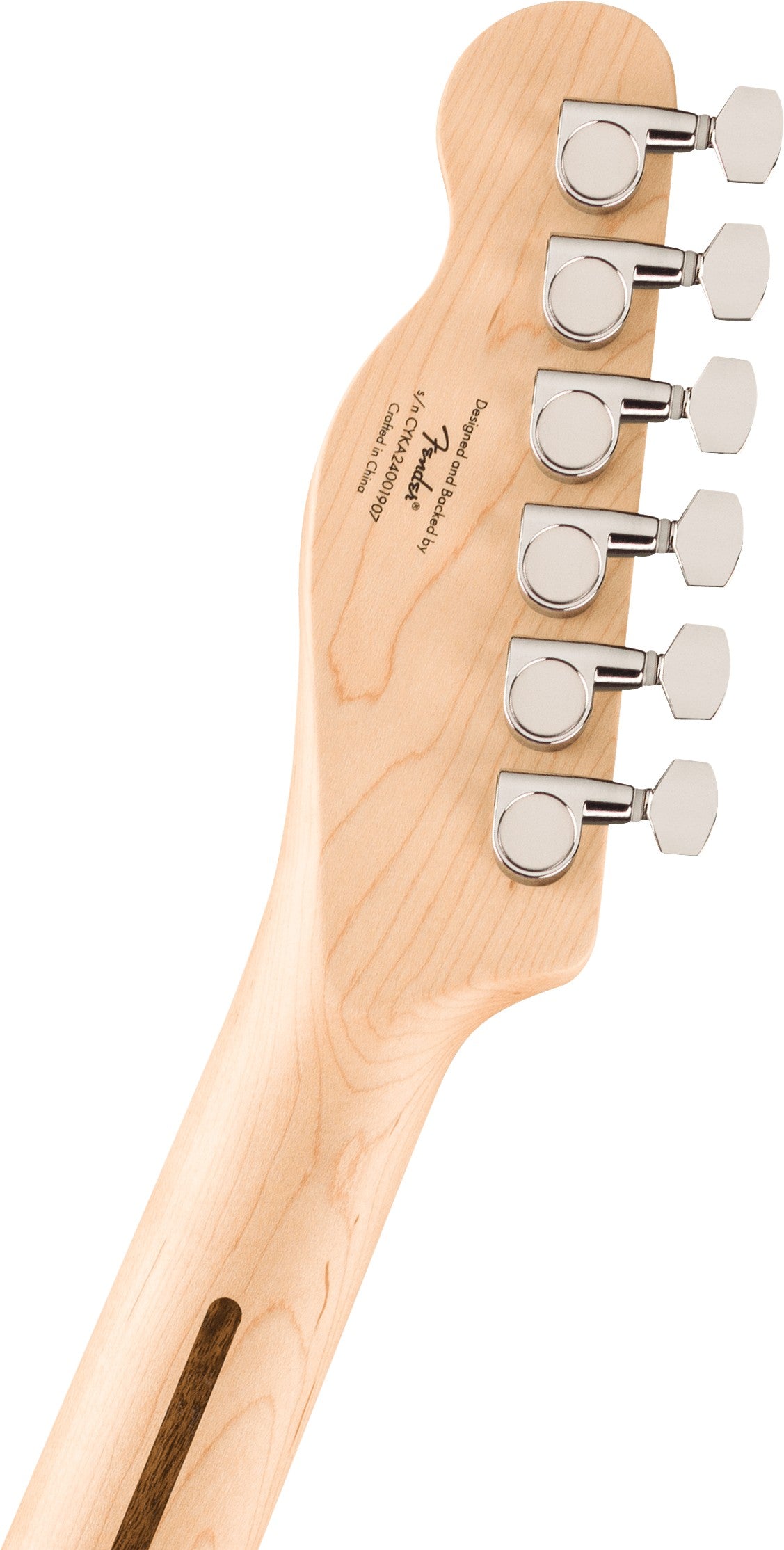 Squier Affinity Series Telecaster Thinline electric guitar in 3-Color Sunburst – view 6