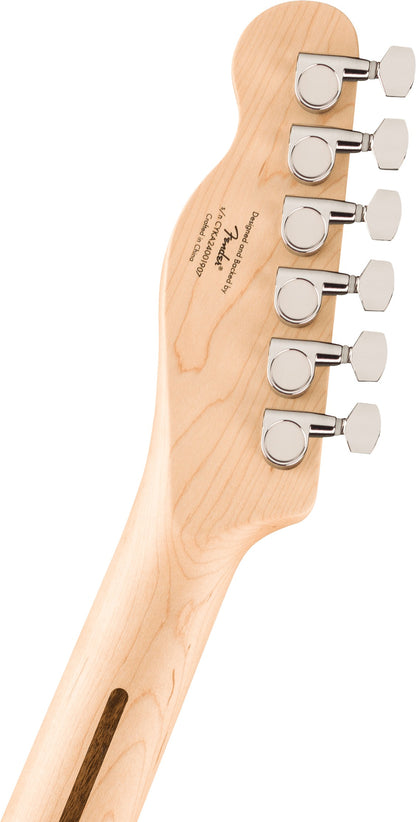 Squier Affinity Series Telecaster Thinline electric guitar in 3-Color Sunburst – view 6