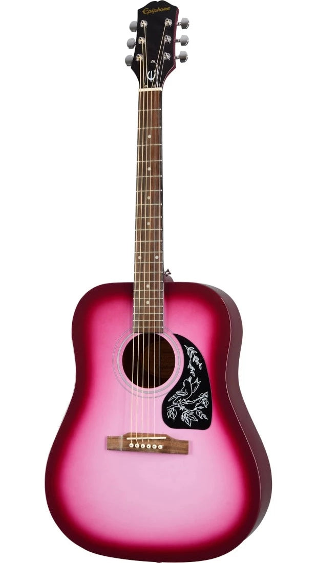 Epiphone Starling Acoustic Guitar -Hot Pink Pearl
