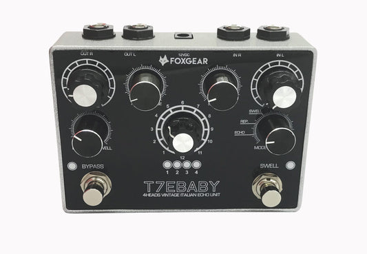 FOXGEAR T7E Baby Vintage Italian Echo Guitar Pedal