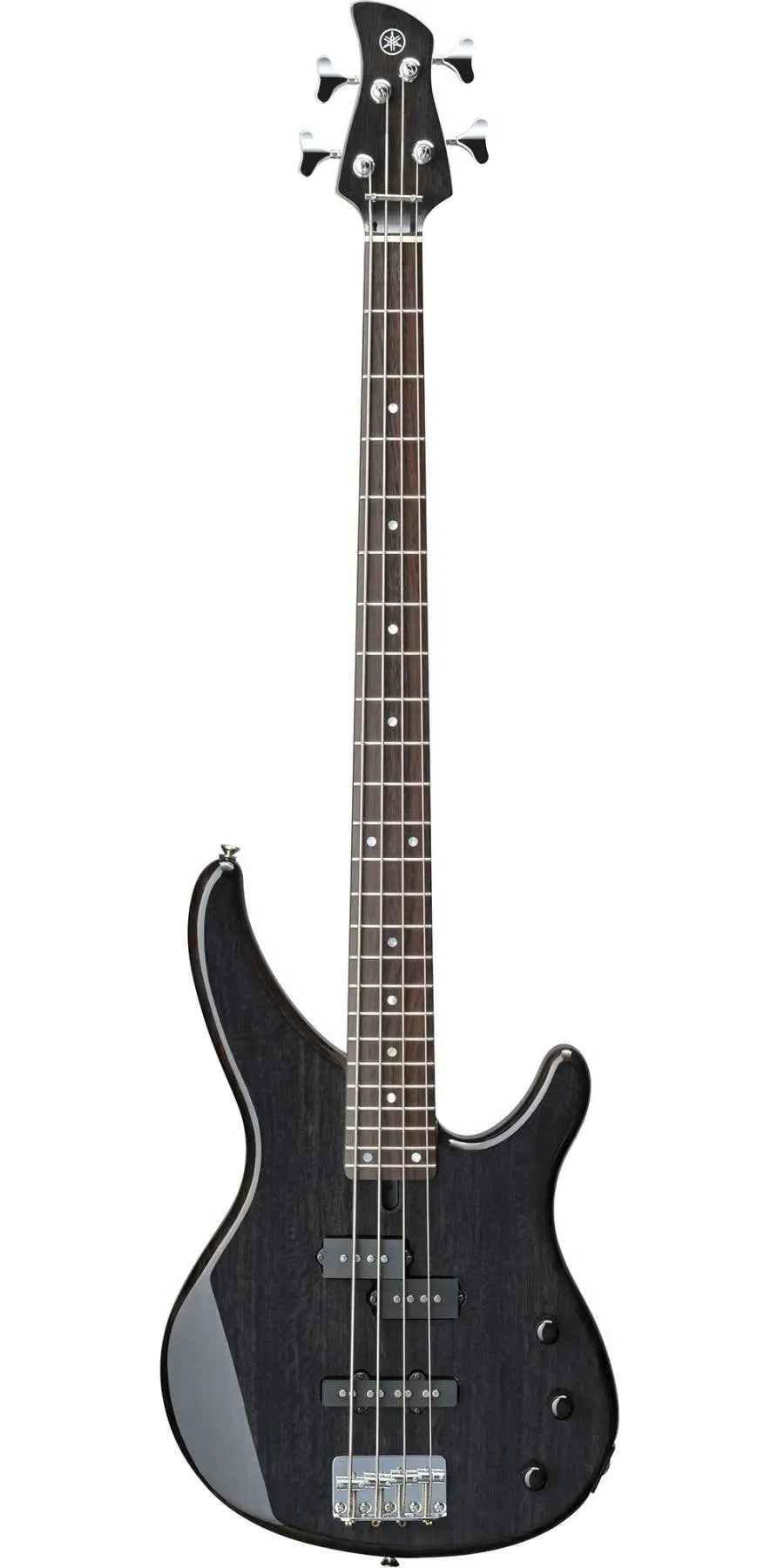 Yamaha TRBX174EW tbl  Exotic Wood Bass Guitar in Translucent Black