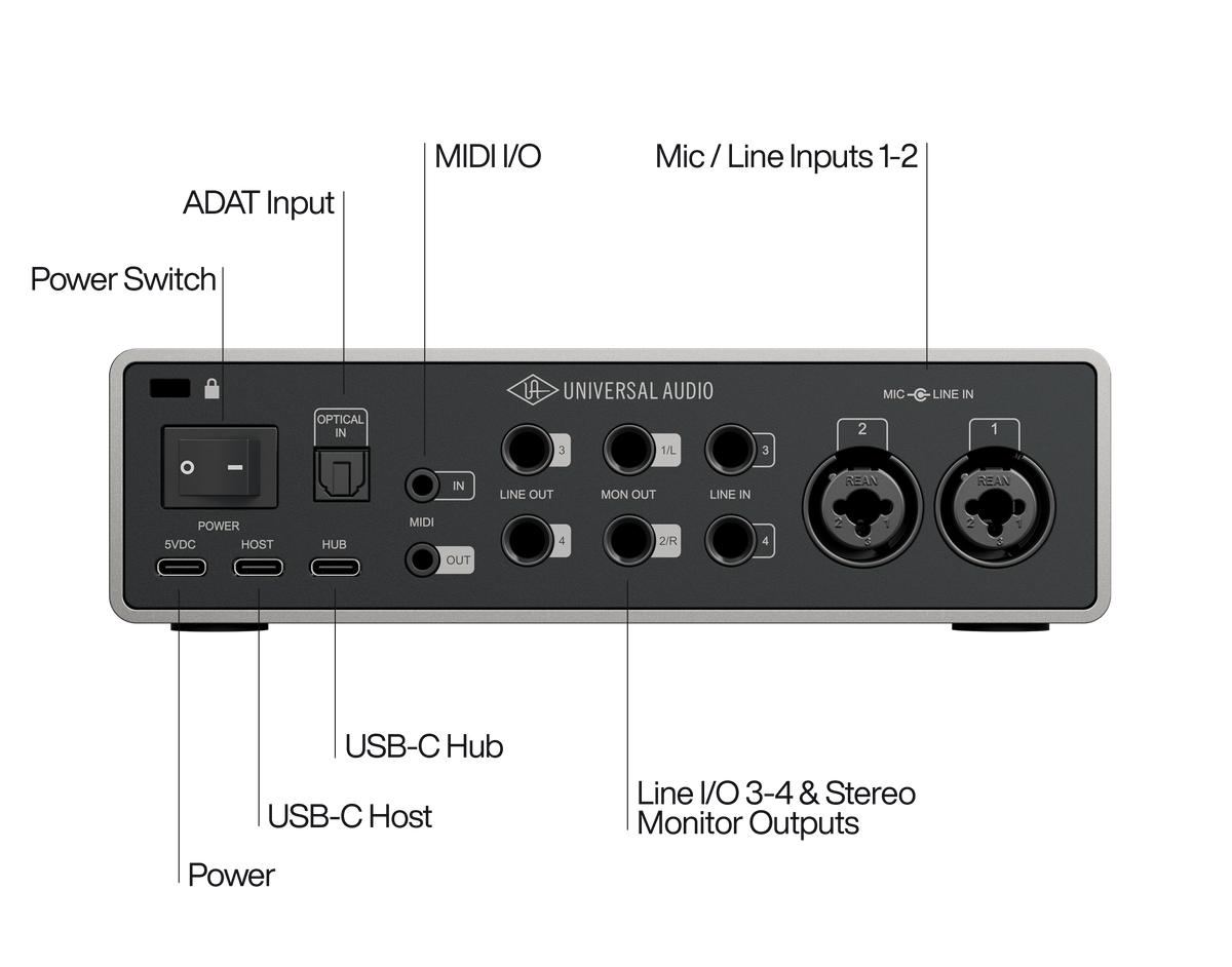 Universal Audio Volt 4 Gen 2 USB Audio Interface