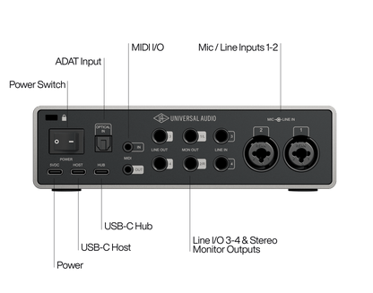 Universal Audio Volt 4 Gen 2 USB Audio Interface