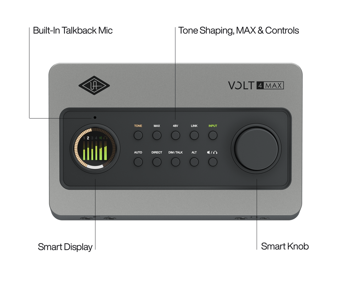 Universal Audio Volt 4 Max USB Audio Interface