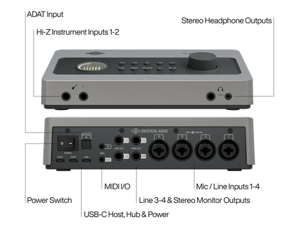Universal Audio Volt 4P Max USB Audio Interface