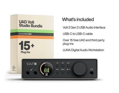 Universal Audio Volt 2 Gen 2, angled view