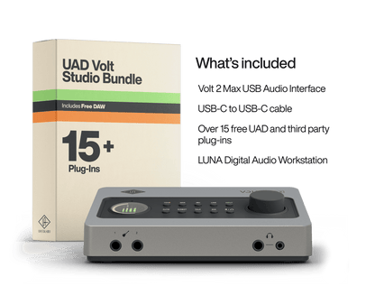 Universal Audio Volt 2 Max, angled view