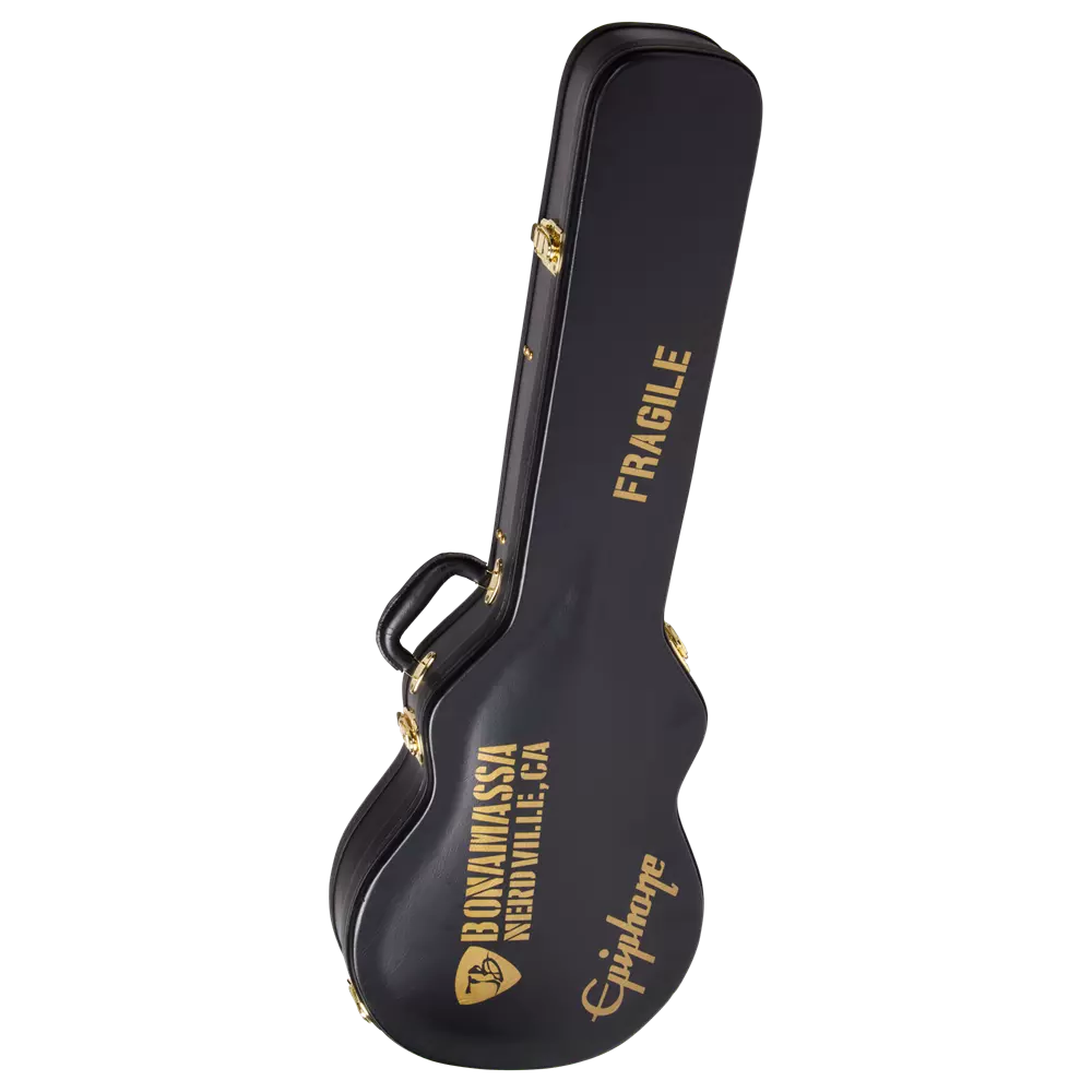 Epiphone Joe Bonamassa '59 Les Paul Custom Electric Guitar with Hardshell Case in Antique Ebony