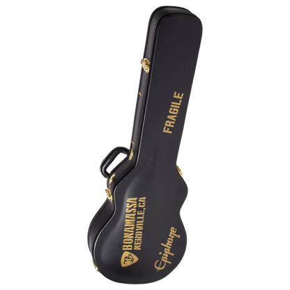 Epiphone Joe Bonamassa '59 Les Paul Custom Electric Guitar with Hardshell Case in Antique Ebony