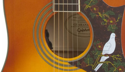 Epiphone Dove Studio Electric Acoustic Guitar in Violin Burst