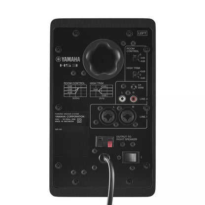 Yamaha HS3 Powered Studio Monitors - Black (Pair)