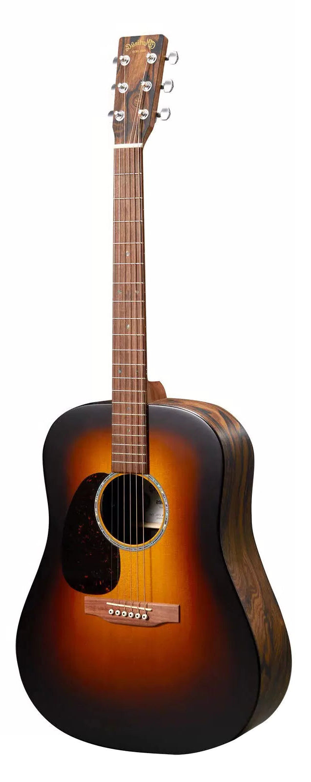 Martin D-X2E Ziricote Burst Lefty Electric Acoustic Guitar Pre Order