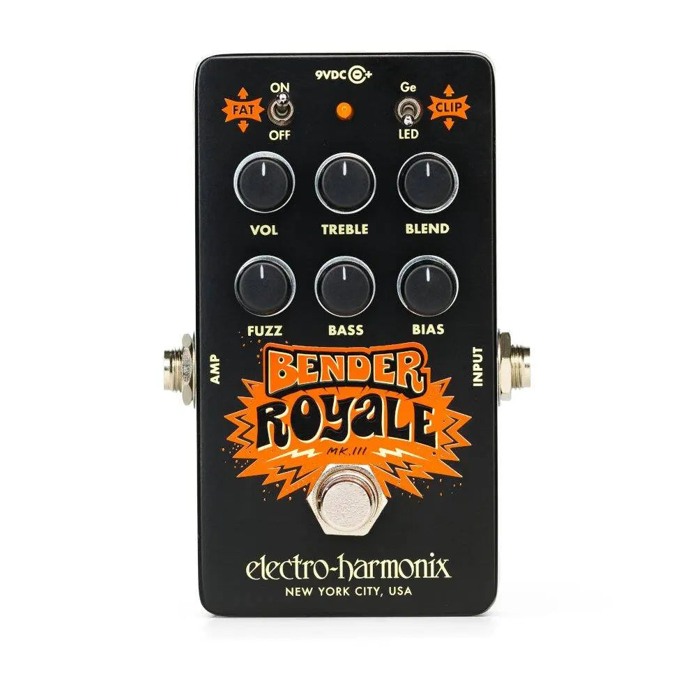 Electro-Harmonix Bender Royale Germanium Fuzz Pedal (Black)