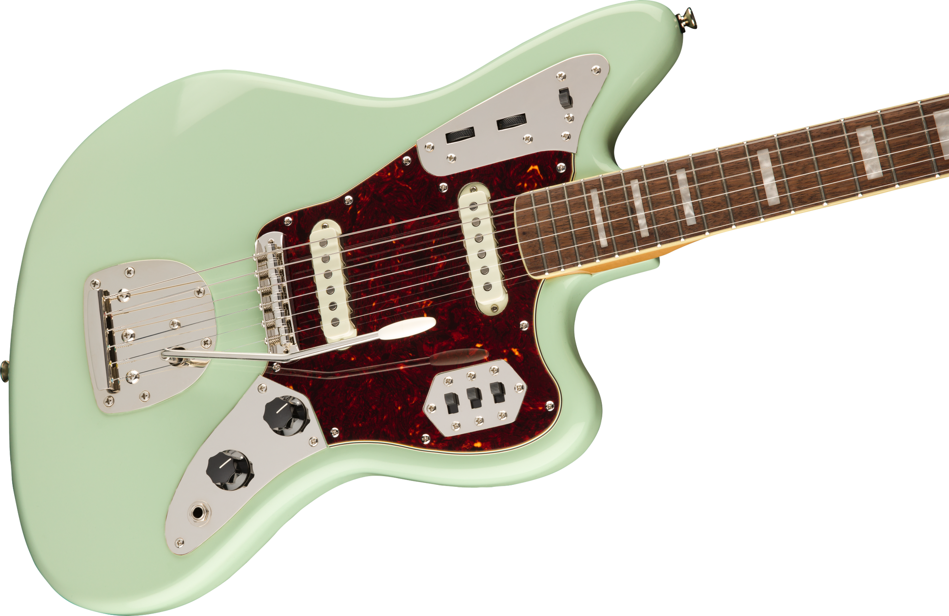 Squier Classic Vibe '70's Jaguar Electric Guitar in Surf Green