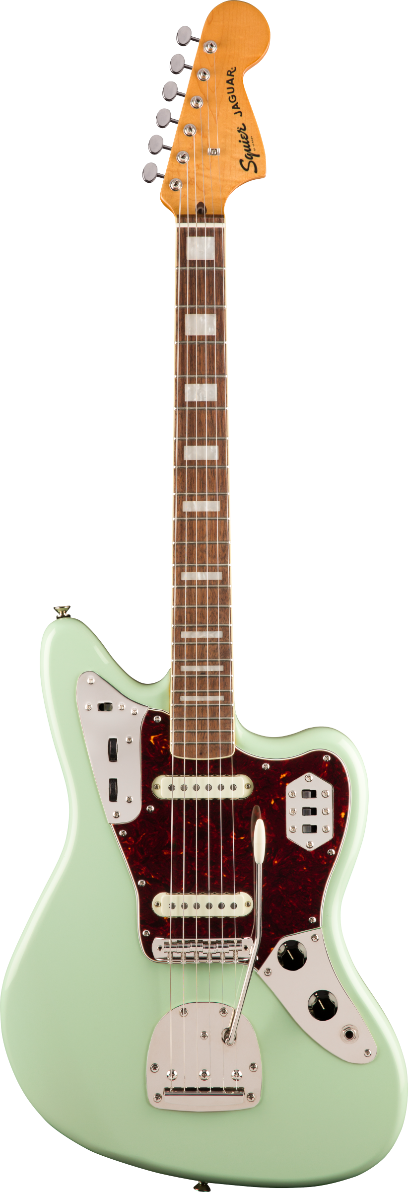 Squier Classic Vibe '70's Jaguar Electric Guitar in Surf Green