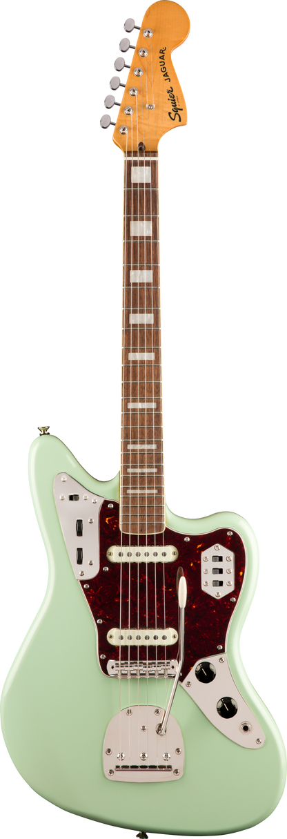 Squier Classic Vibe '70's Jaguar Electric Guitar in Surf Green