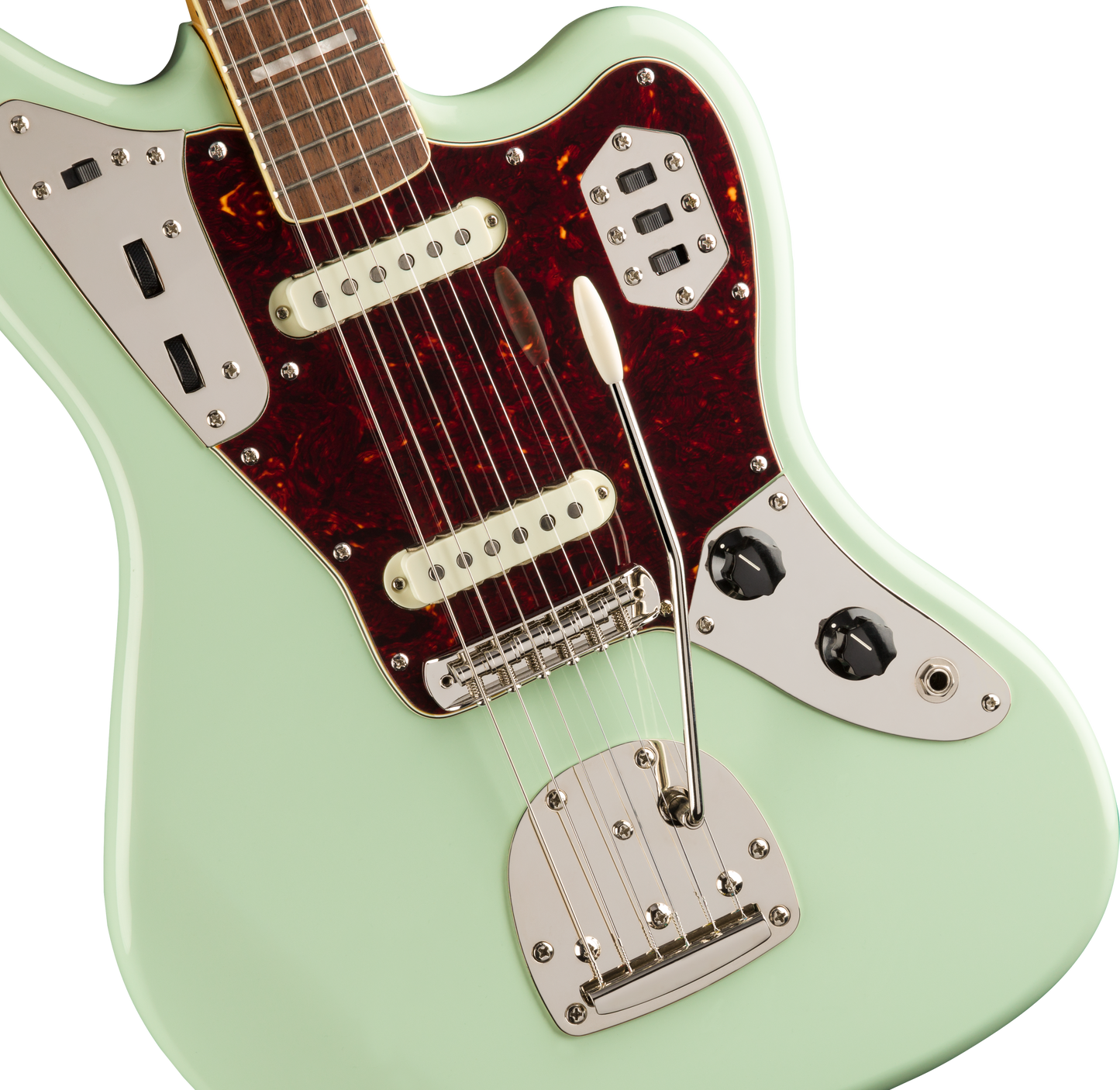 Squier Classic Vibe '70's Jaguar Electric Guitar in Surf Green