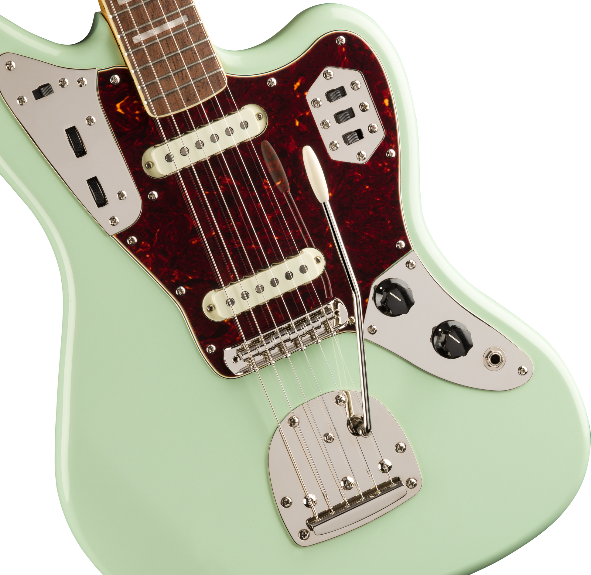 Squier Classic Vibe '70's Jaguar Electric Guitar in Surf Green