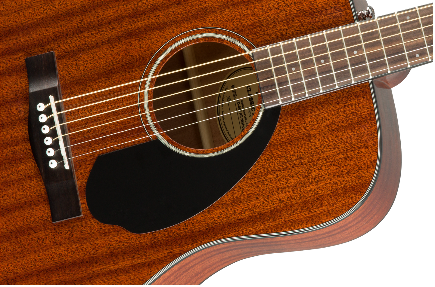 Fender CD-60S Dreadnought, All Mahogany