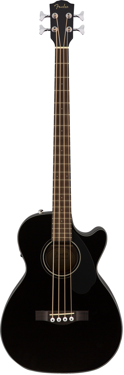 Fender CB-60sce Electric Acoustic Bass Guitar in Black