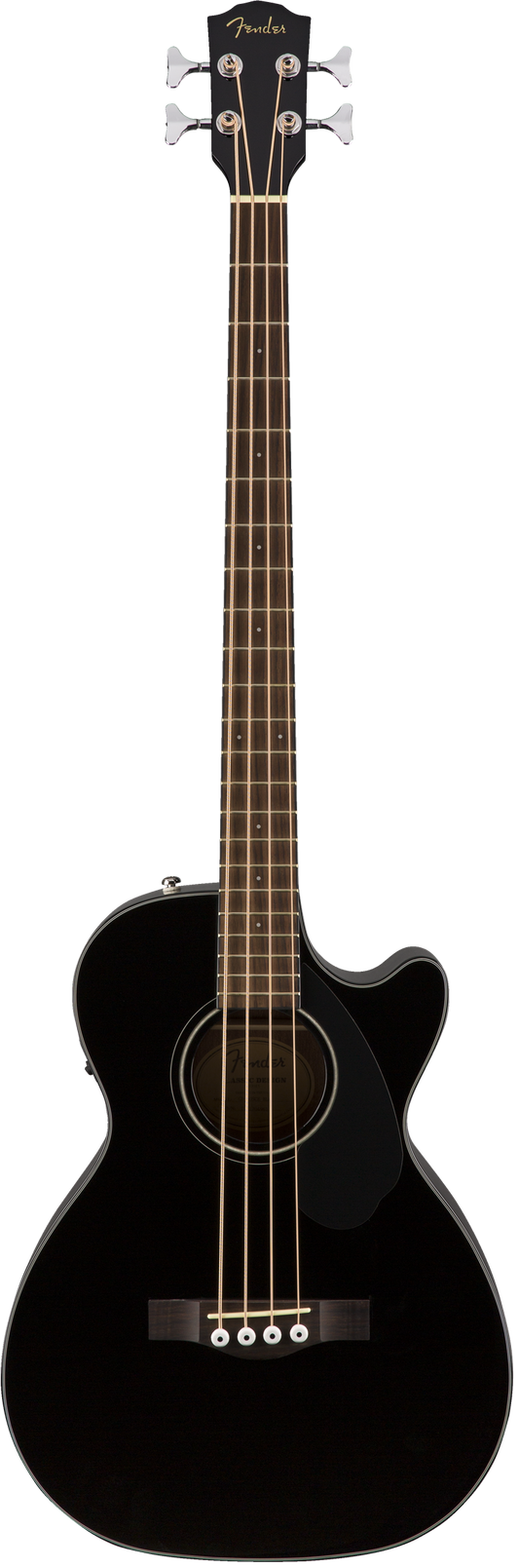 Fender CB-60sce Electric Acoustic Bass Guitar in Black
