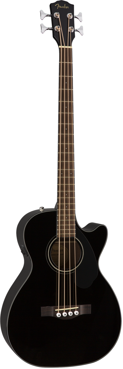 Fender CB-60sce Electric Acoustic Bass Guitar in Black