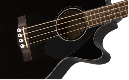 Fender CB-60sce Electric Acoustic Bass Guitar in Black