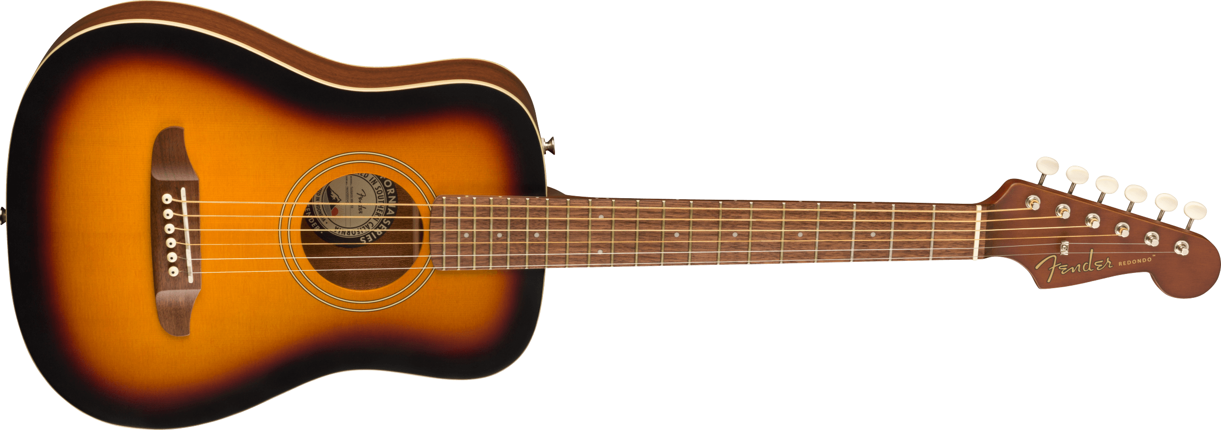 Fender Redondo Mini Acoustic Guitar With Gigbag in Sunburst